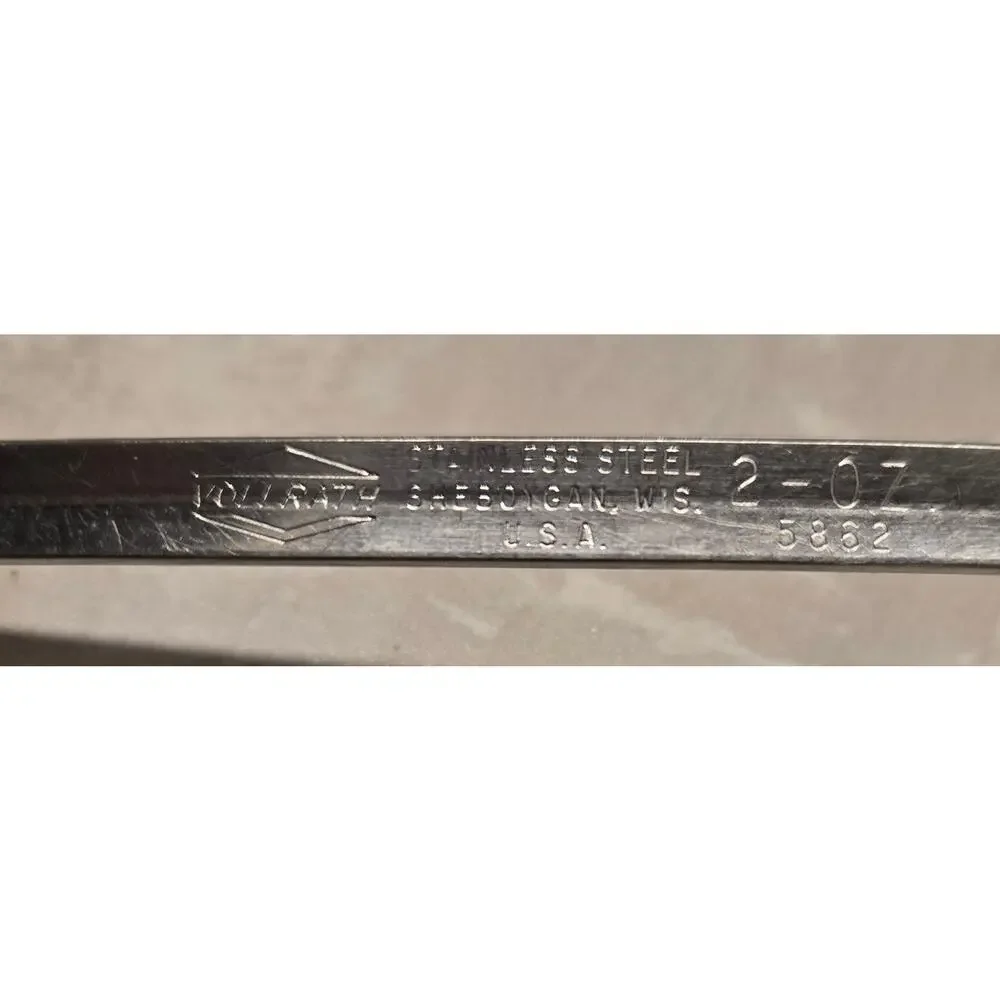 Vollrath Stainless Steel 2 oz Ladle 5862 Soup Serving Dipper Commercial USA